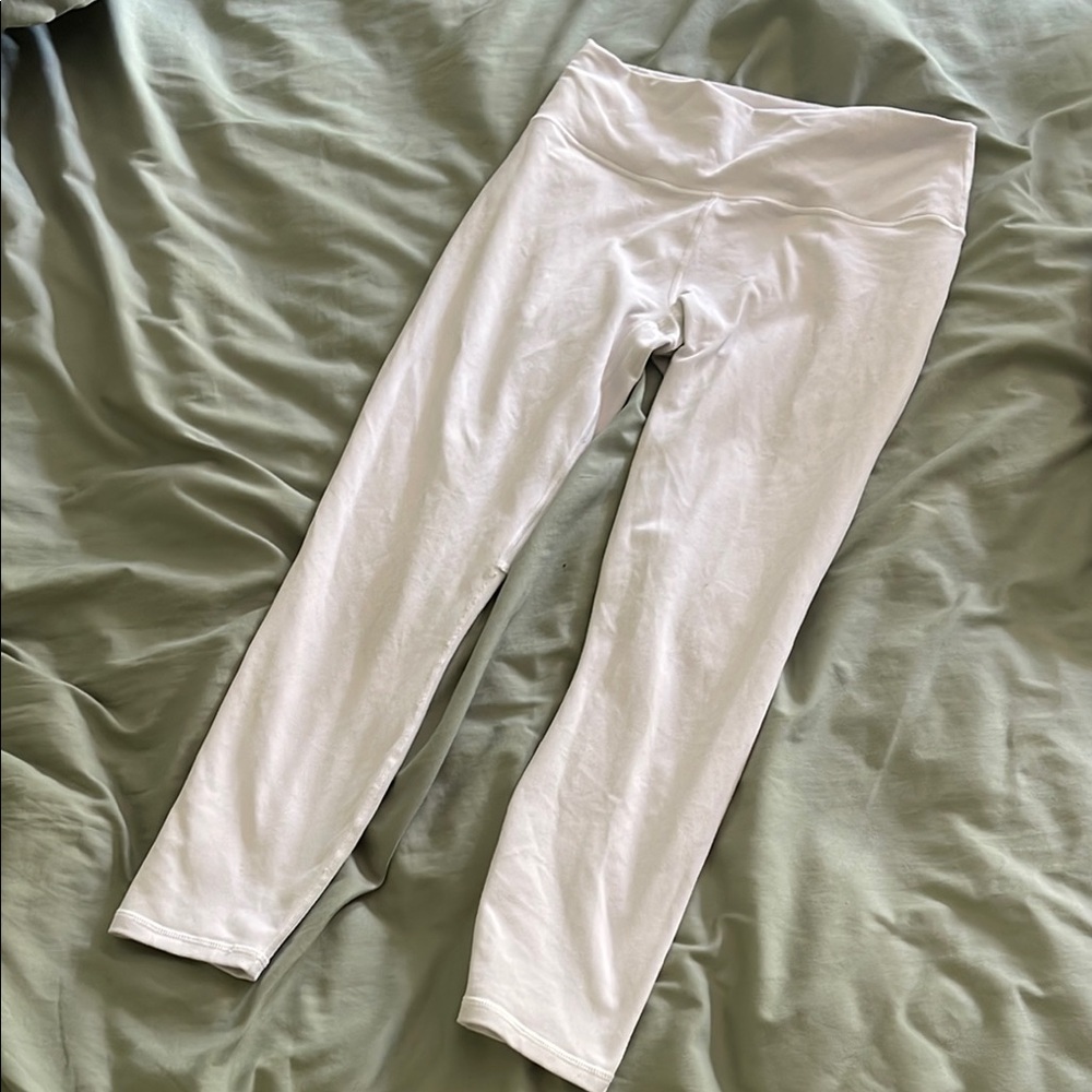 White Fabletics Leggings